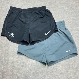 Nike Shorts Girls Size Medium Dri Fit Bundle Lot of 2 EUC Activewear Sporty Gym